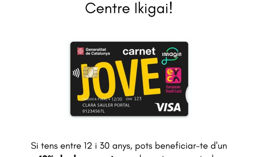 Targeta Carnet jove