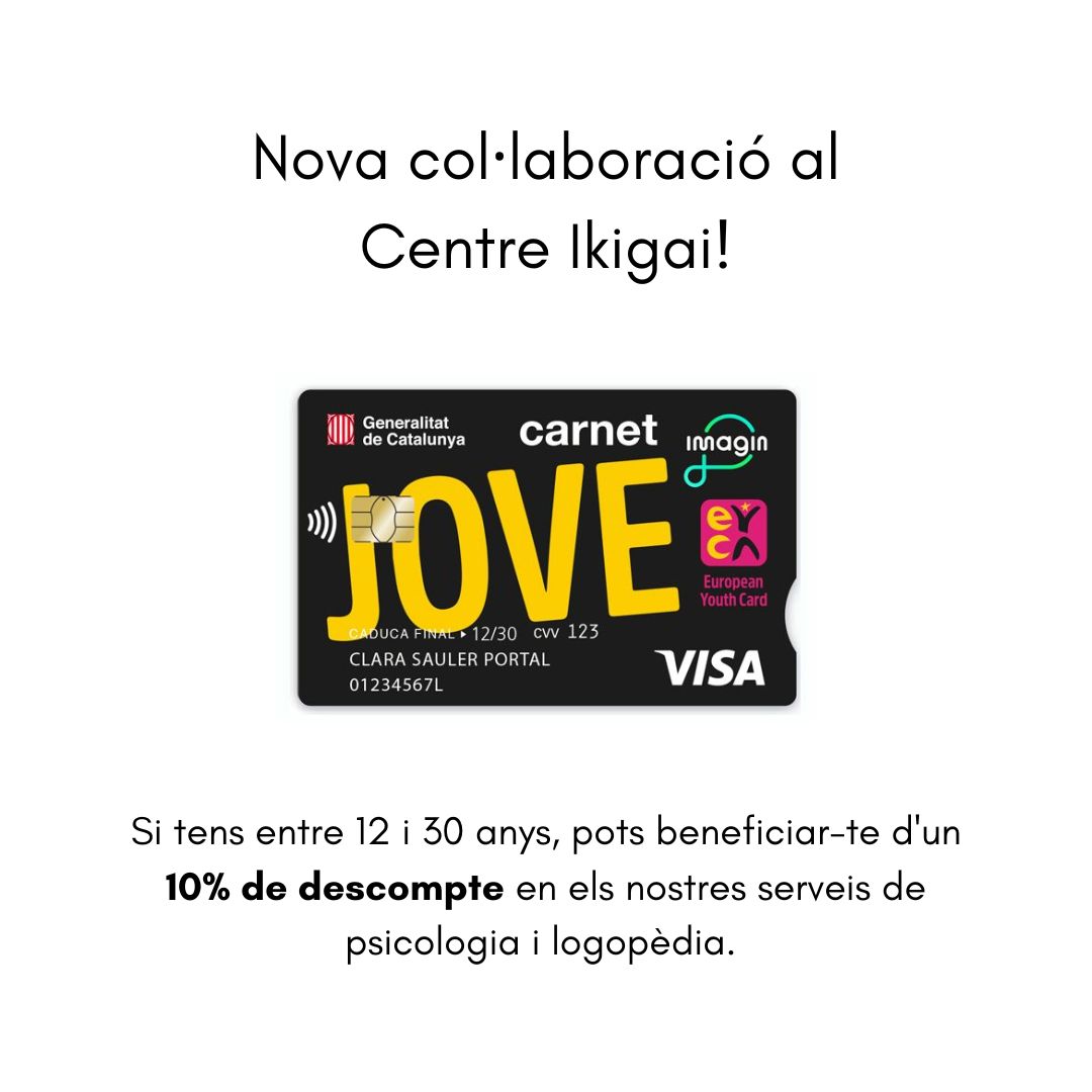 Targeta Carnet jove